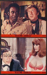 9f255 BLAZING SADDLES 8 8x10 mini LCs '74 classic Mel Brooks western, Cleavon Little, Gene Wilder