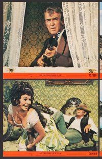 9f311 CHEYENNE SOCIAL CLUB 8 8x10 mini LCs '70 Jimmy Stewart, Henry Fonda, directed by Gene Kelly!