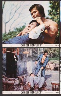 9f314 CHINESE HERCULES 8 8x10 mini LCs '74 Bolo Yeung is a muscle-mad monster, kung fu!