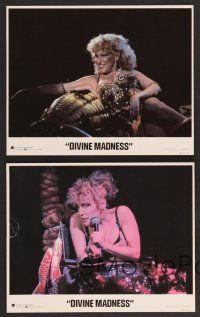 9f452 DIVINE MADNESS 4 8x10 mini LCs '80 Bette Midler performing on stage & as mermaid!