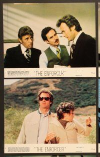 9f433 ENFORCER 6 8x10 mini LCs '76 Clint Eastwood as Dirty Harry, Tyne Daly, Harry Guardino