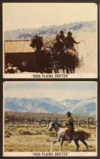 9f211 HIGH PLAINS DRIFTER 10 8x10 mini LCs '73 Clint Eastwood, Verna Bloom, Mariana Hill