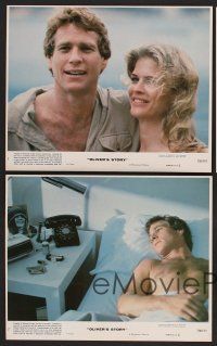 9f464 OLIVER'S STORY 4 8x10 mini LCs '78 Ryan O'Neal, Candice Bergen