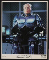 9f445 ROBOCOP 2 5 8x10 mini LCs '90 cyborg policeman Peter Weller, sci-fi sequel!