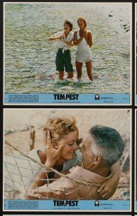 9f393 TEMPEST 8 8x10 mini LCs '82 John Cassavetes, Gena Rowlands, directed by Paul Mazursky!