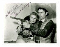 9g088 KATHLEEN CROWLEY signed 8x10 REPRO still '80s from Westward Ho the Wagons with Fess Parker!