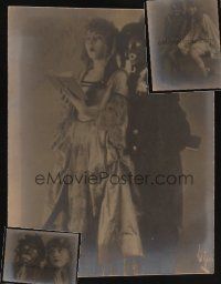 9g022 LOT OF 4 TOPSY AND EVA PHOTOGRAPHS '27 the Duncan Sisters in full makeup by Witzel!