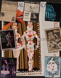9g032 LOT OF 10 BALLET PROGRAMS '50s-70s Bolshoi, New York City, Canada & more!