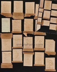 9g033 LOT OF 31 AD-MATS '47 - '68 lots of good 1950s and 1960s titles!
