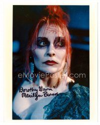 9g094 MARILYN BURNS signed color 8x10 REPRO still '80s in makeup as Dorothy Grim from Futurekill!