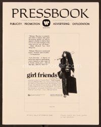 9g303 GIRL FRIENDS pressbook '78 Melanie Mayron, directed by Claudia Weill!