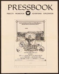 9g310 HOOPER pressbook '78 stunt man Burt Reynolds, plus car jumping ravine!