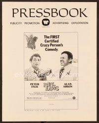 9g311 IN-LAWS pressbook '79 classic Peter Falk & Alan Arkin screwball comedy!