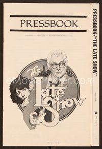 9g320 LATE SHOW pressbook '77 great artwork of Art Carney & Lily Tomlin by Richard Amsel!