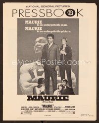 9g336 MAURIE pressbook '73 Maurice Stokes basketball biography starring Bernie Casey!