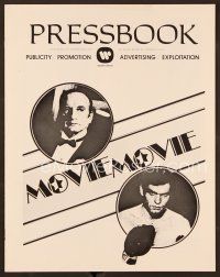 9g339 MOVIE MOVIE pressbook '78 George C. Scott, Stanley Donen directed parody of 1930s movies!