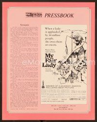 9g340 MY FAIR LADY pressbook R71 Audrey Hepburn & Rex Harrison, George Cukor classic!