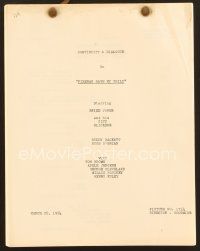 9g235 FIREMAN, SAVE MY CHILD continuity & dialogue script March 26, 1954, screenplay by Loeb & Grant