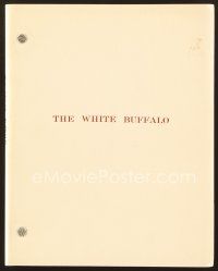 9g261 WHITE BUFFALO second draft script March 19, 1976, screenplay by Richard Sale!