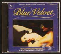 9g124 BLUE VELVET soundtrack CD '90 David Lynch, original score by Angelo Badalamenti!