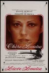 9h416 DEAR LOUISE Belgian '72 Philippe de Broca's Chere Louise, close up of pretty Jeanne Moreau!