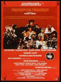 9h640 CROSSED SWORDS Danish '77 Prince & the Pauper with sexy Raquel Welch added!