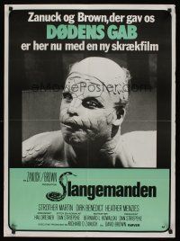 9h739 SSSSSSS Danish '73 Dirk Benedict, cobra snakes, disturbing image of snake-man!