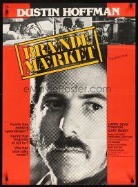 9h741 STRAIGHT TIME Danish '78 great different portrait image of Dustin Hoffman!