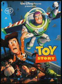 9h761 TOY STORY Danish '95 Disney & Pixar cartoon, great image of Buzz, Woody & cast!