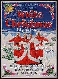 9h771 WHITE CHRISTMAS Danish R60s Bing Crosby, Danny Kaye, Clooney, Vera-Ellen, musical classic!