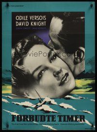 9h777 YOUNG LOVERS Danish '54 romantic Stilling art of Odile Versois & David Knight!