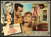 9h158 DR. NO Italian photobusta '63 Sean Connery as Bond w/sexy Ursula Andress & Eunice Gayson!