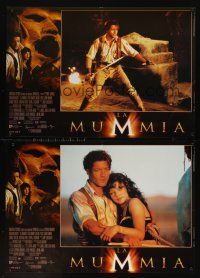 9h167 MUMMY 8 Italian photobustas '99 Brendan Fraser & Rachel Weisz in Egypt!