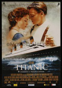 9h382 TITANIC Polish 27x38 '97 Leonardo DiCaprio, Kate Winslet, directed by James Cameron!