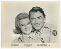 9j101 CAPTAIN NEWMAN, M.D. 8x10 still '64 romantic close up of Gregory Peck & Angie Dickinson!