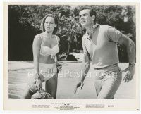 9j200 DR. NO 8x10 still '62 Sean Connery as James Bond & sexy Ursula Andress on beach!