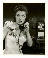 9j212 EASY TO LOVE deluxe 8x10 still '53 close up of pretty Esther Williams talking on payphone!
