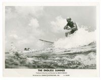 9j219 ENDLESS SUMMER 8x10 still '67 Bruce Brown surfing classic, great image of surfer riding wave!