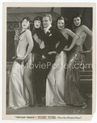 9j246 FOOTLIGHT PARADE 8x10 still '33 best image of James Cagney & four barely dressed showgirls!