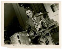 9j266 GANGSTER'S BOY 8x10 still '38 close up of Jackie Cooper playing drums!