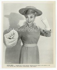 9j286 GLYNIS JOHNS 8x10 still '64 c/u of the pretty English actress from Disney's Mary Poppins!