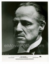 9j287 GODFATHER 8x10 still '72 best close up of Marlon Brando, Francis Ford Coppola crime classic!