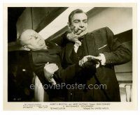 9j296 GOLDFINGER 8x10 still '64 Sean Connery as James Bond fighting with Gert Froebe for gun!