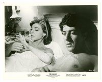 9j305 GRADUATE 8x10 still '68 Dustin Hoffman is turned off by bored Anne Bancroft in bed!