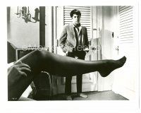 9j300 GRADUATE 8x10 still '68 classic image of Dustin Hoffman & Anne Bancroft's sexy leg!