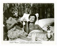 9j314 HANG 'EM HIGH 8x10 still '68 barechested Clint Eastwood in bed with sexy girl!