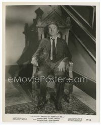 9j330 HOUSE ON HAUNTED HILL 8x10 still '59 Elisha Cook Jr. in chair covered with cobwebs!