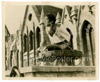 9j337 HUNCHBACK OF NOTRE DAME 8x10 still '57 best c/u of chained Anthony Quinn as Quasimodo!