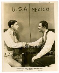 9j388 KID FROM SPAIN 8x10 still '32 Eddie Cantor shaking hands with Mexican Robert Young!