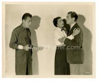 9j394 KING OF THE UNDERWORLD 8x10 still '39 Humphrey Bogart points gun at Kay Francis & Eldridge!